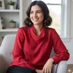 🚨3X$30🚨 Red blouse